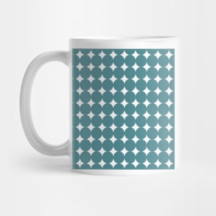 Retro Circles and Diamonds Mug